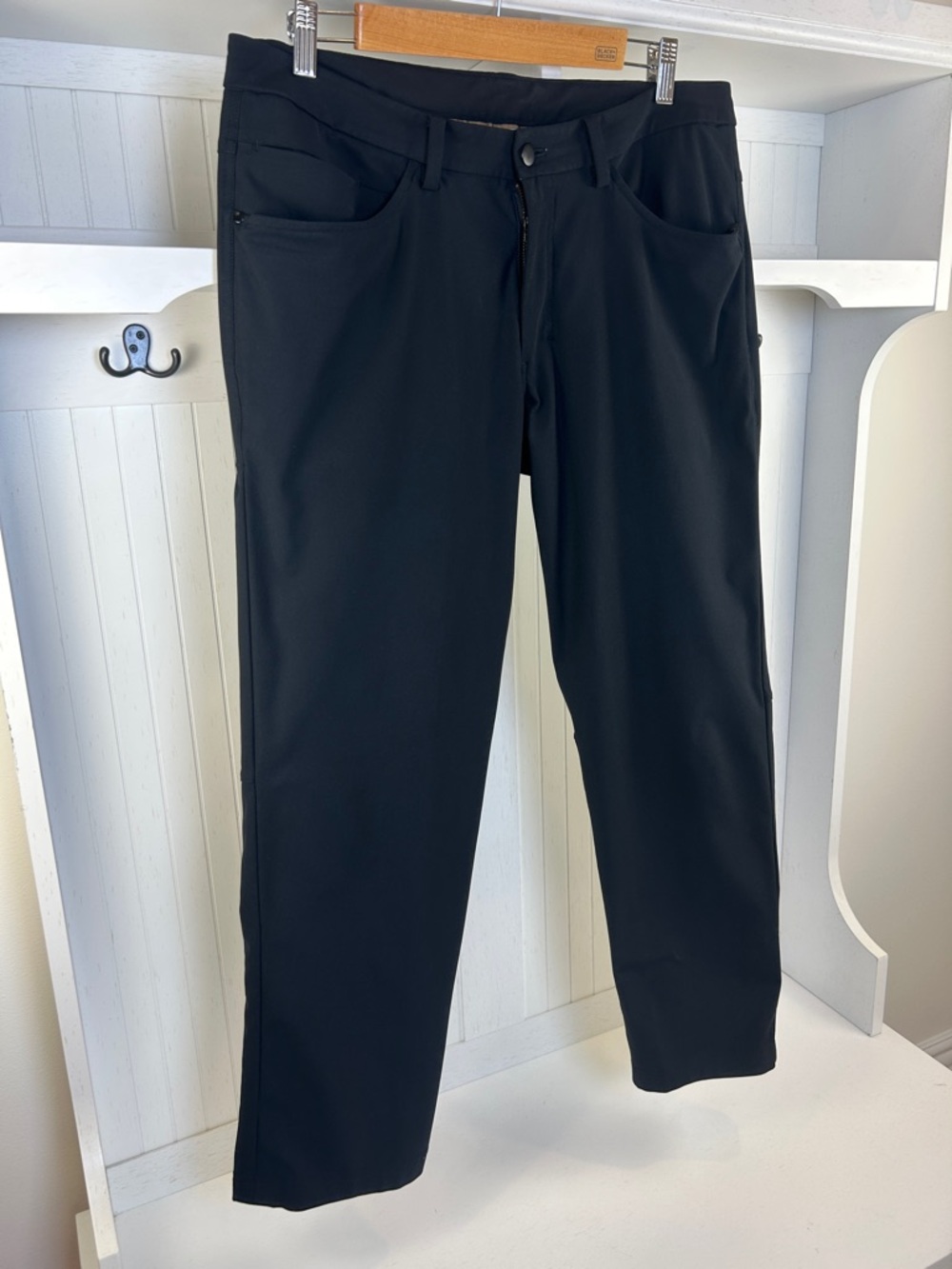 Lululemon Commission Warpstreme Pants Black Men’s 34 Classic Fit